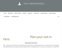 Tablet Screenshot of pariswebservices.com